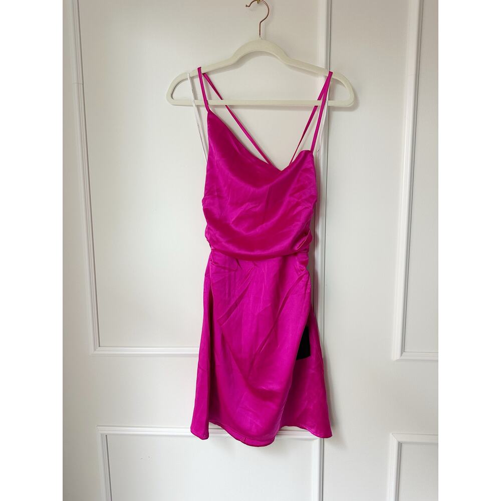 NWT Lulu's hot pink cocktail dress size XS - Picture 5 of 15